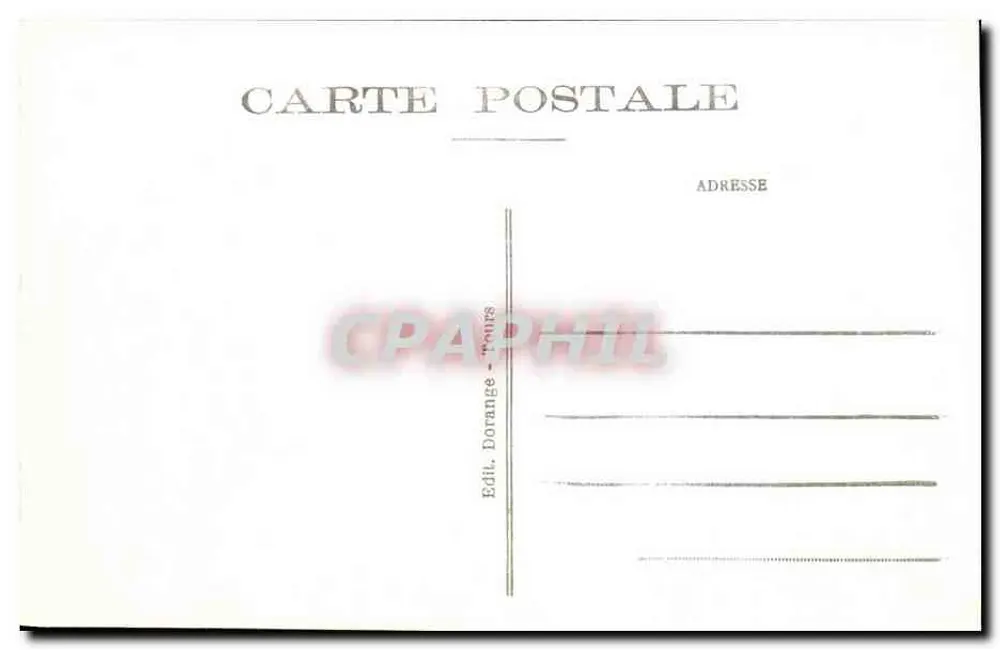 Chenonceaux — O Castelo (século XV) — Lado Nordeste — R.D. - Verso