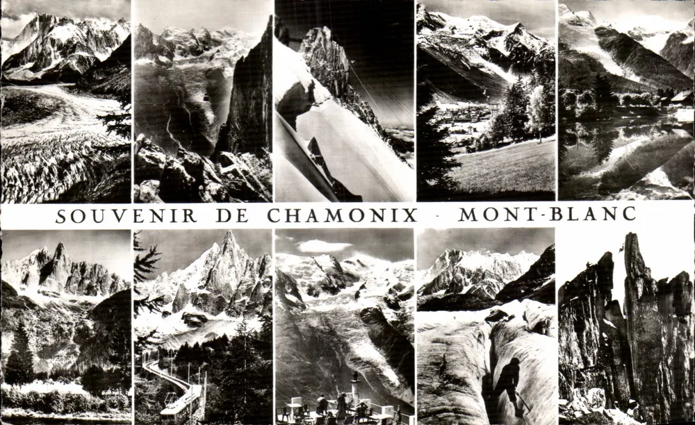 Chamonix - Mont-Blanc — Lembrança de Chamonix - Mont-Blanc — Réal-Photo, Paris - Frente