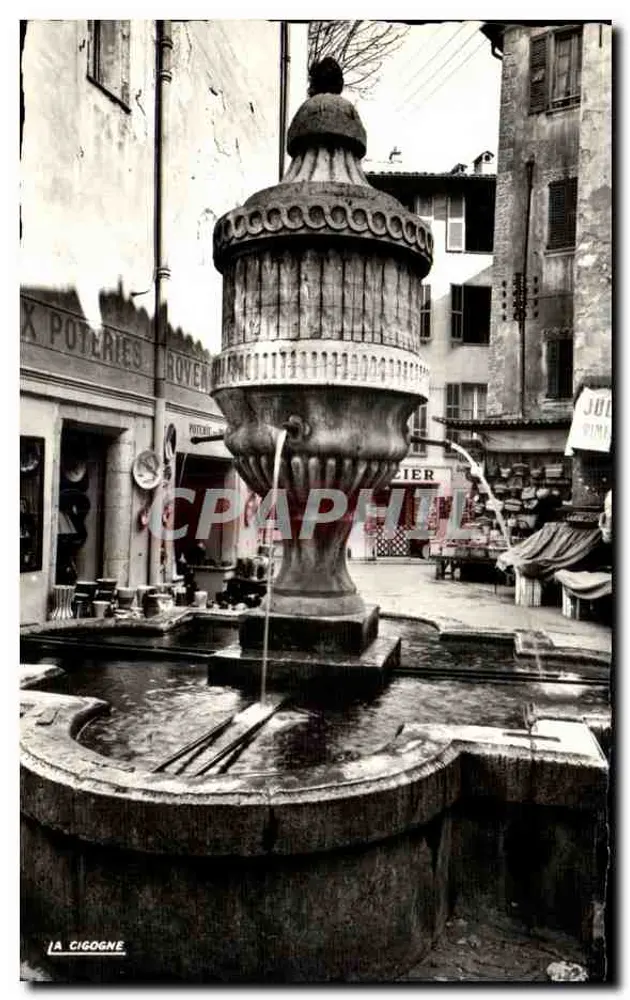 Fontaine du Peyra — Vence (Alpes-Maritimes) — Edições « La Cigogne » - Frente
