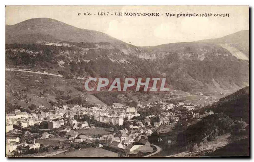 O Mont-Dore - Vista geral (lado oeste) - a d'o. - 1417 - Frente