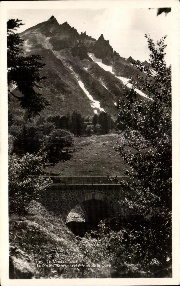 Der Pic du Sancy von der Pont de la Dore aus gesehen — C.A.P. n°130 - Vorderseite
