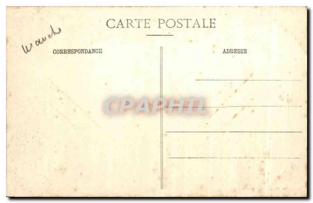 Granville - Die Pointe du Roc am Abend — G. Le Bouilhaguet, Verlag Granville, Nr. 102 - Rückseite