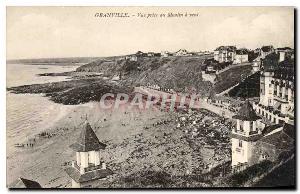 Granville — Ansicht vom Windmühlenstandort — Serrand, phot. Granville - Vorderseite