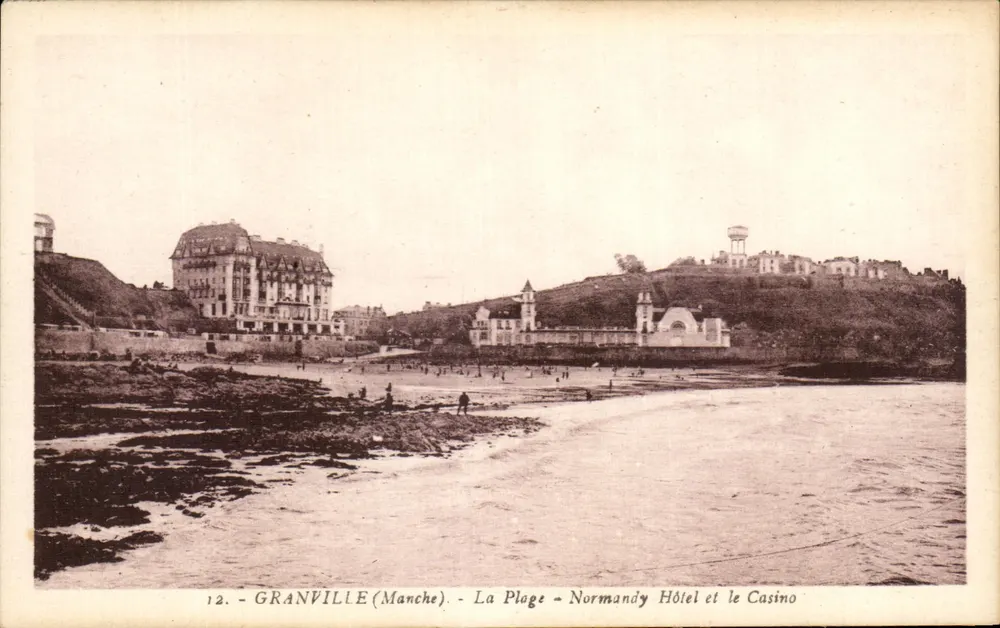 Granville (Manche) - Die Strände - Normandy Hotel und das Casino - Vorderseite