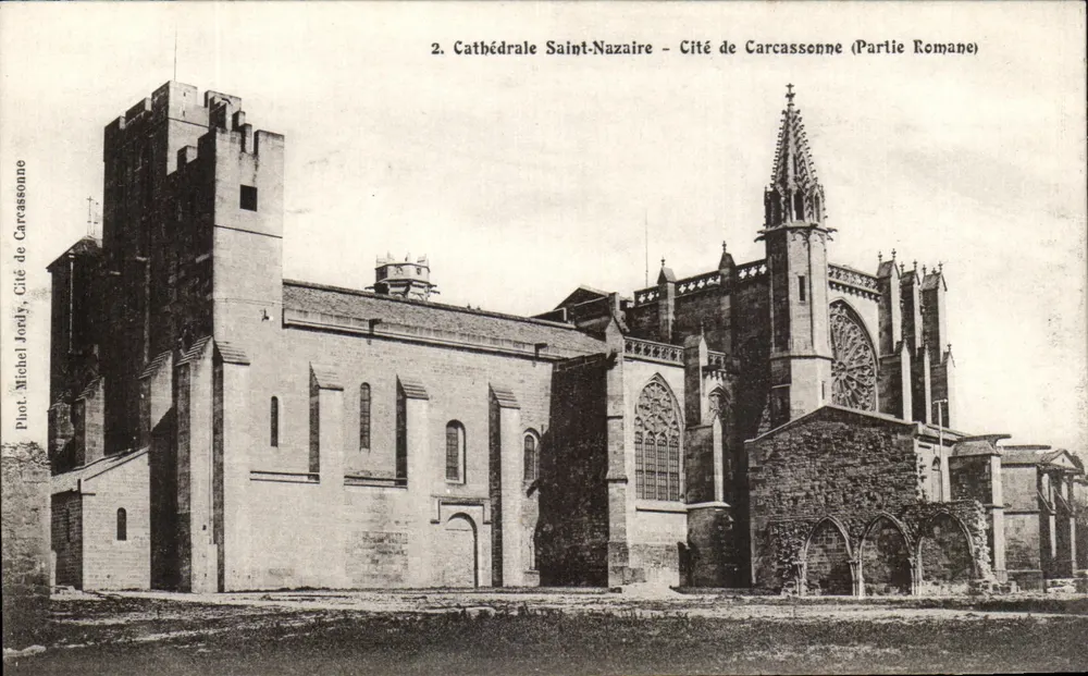 Kathedrale Saint-Nazaire - Stadt Carcassonne (römischer Teil) — Foto: Michel Jodly — Nr. 2 - Vorderseite