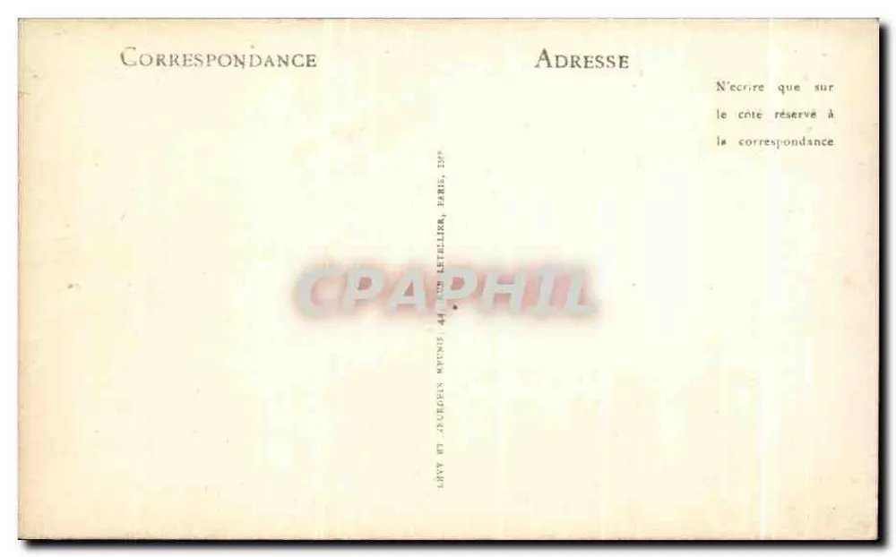 Carcassonne (Cité) — La Tour Cabuzac et la Tour de l'Évêque — Verlag Levy & Cie, Paris - Rückseite