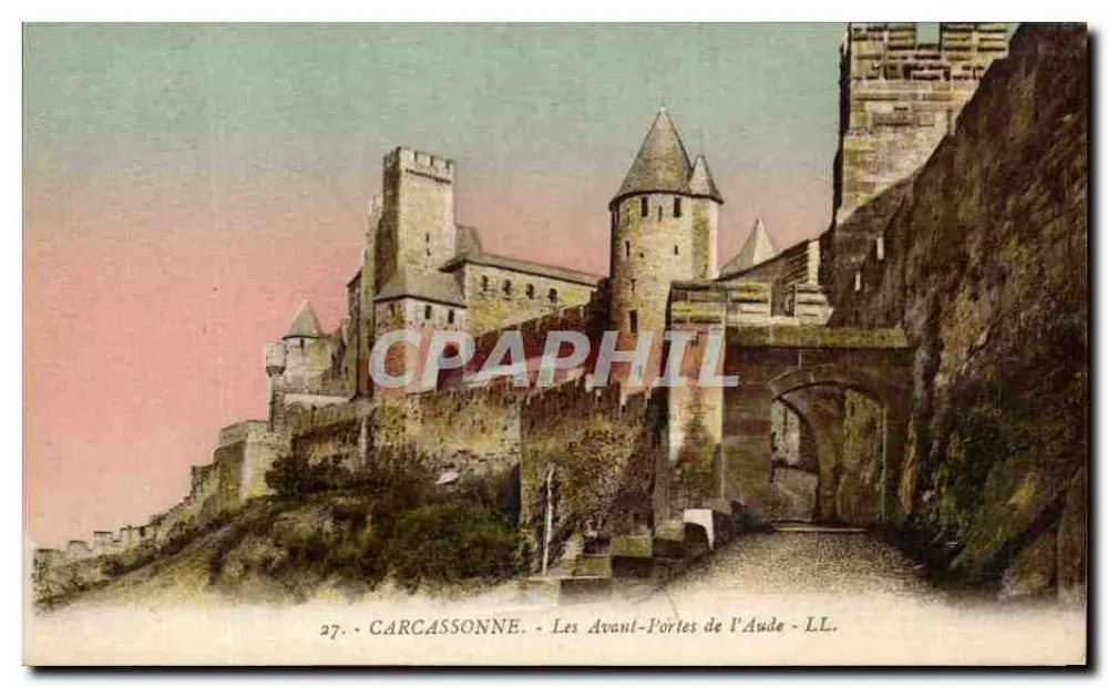 Carcassonne — Les Avant-Portes de l'Aude — LL. n°27 - Vorderseite