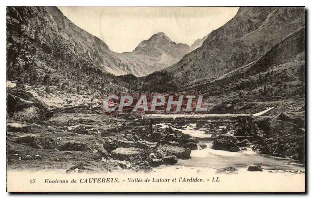 Umgebung von CAUTERETS - Tal von Lutour und das Ardiden - LL - Vorderseite