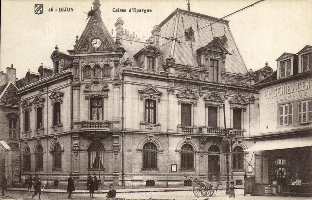 Dijon — Caixa de Poupança — editor R. G. n° 46 - Frente