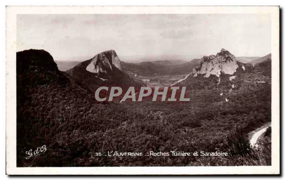 Die Auvergne — Roches Tuilière und Sanadoire — G.d.O. - Vorderseite