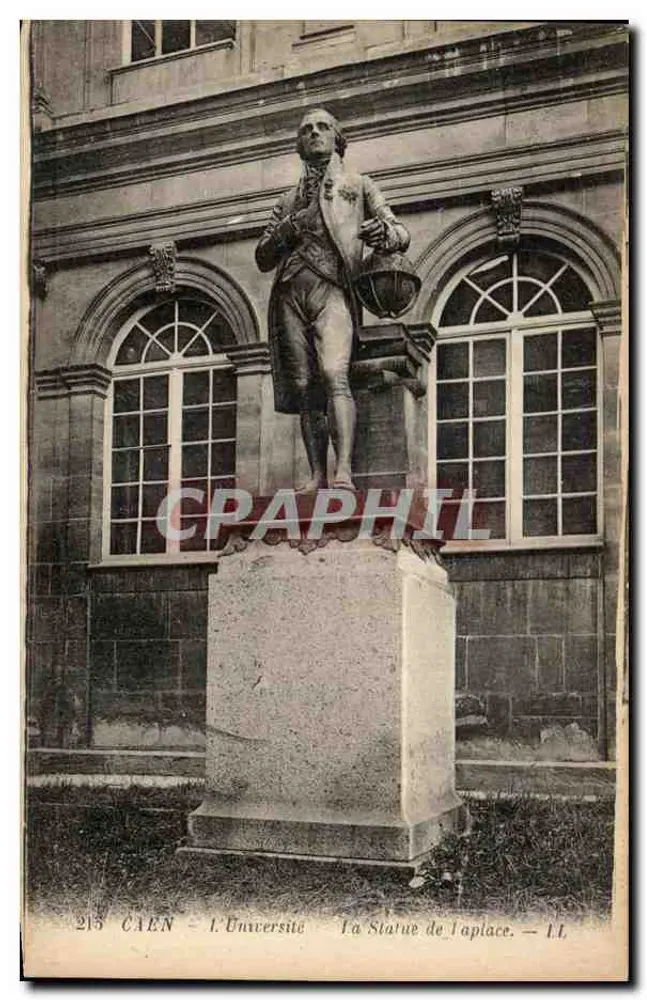 Caen - A Universidade - A Estátua da aplice — LL - Frente