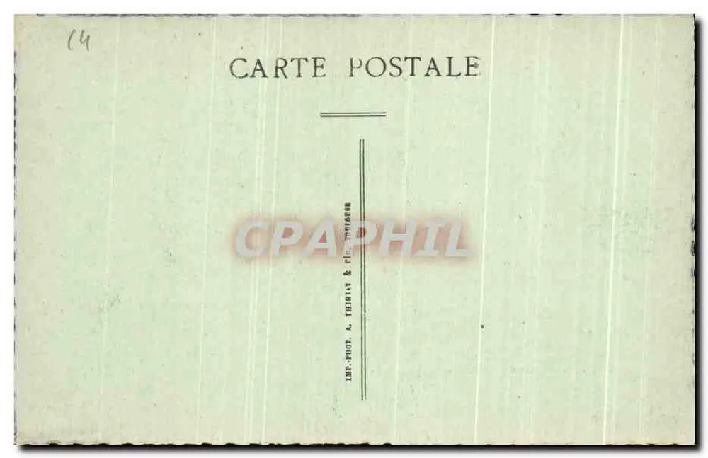 Caen — Kirche Saint-Gilles (11. Jahrhundert) — Südseite mit Glockentürmchen — Ausgabe A. Compère - Rückseite
