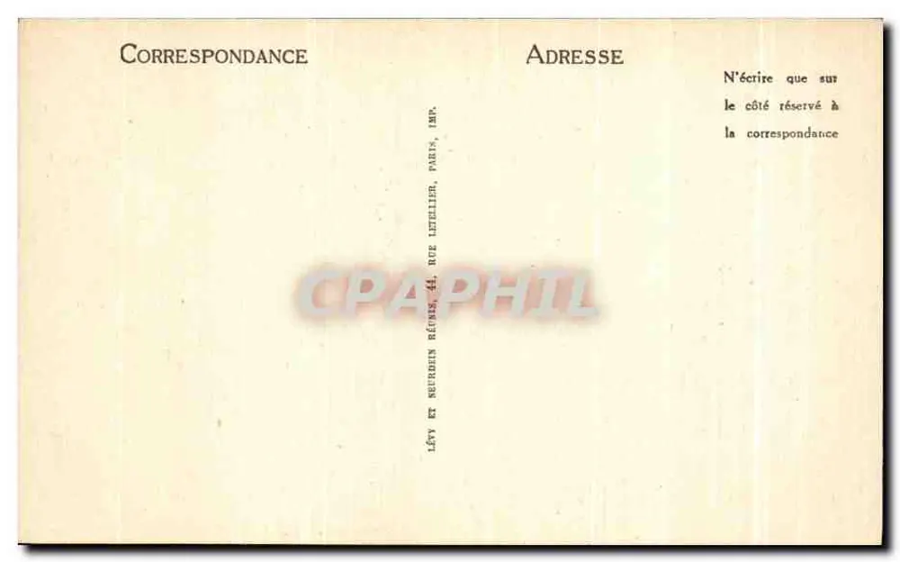 Caen — A Abadia dos Homens. O Claustro — LL - Verso