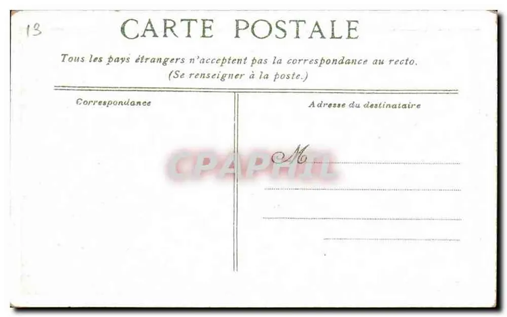 Arles — As Arènes e o Rio Rône — Editor não visível, n° de série 25 - Verso