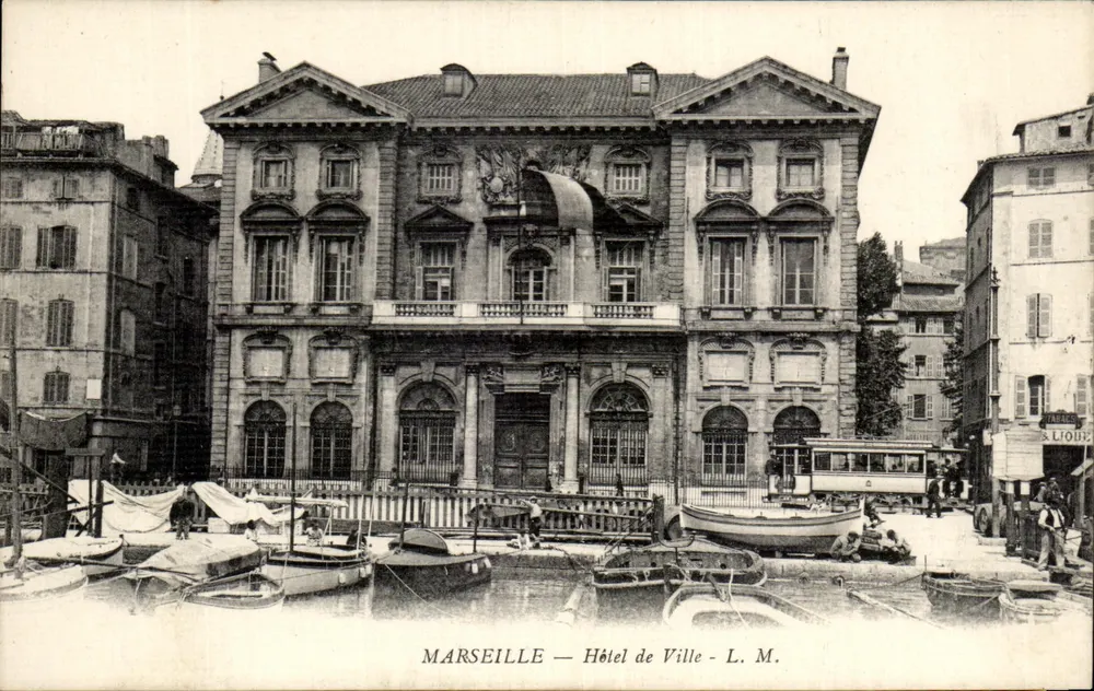 Marselha — Hotel de Ville — L. M. - Frente