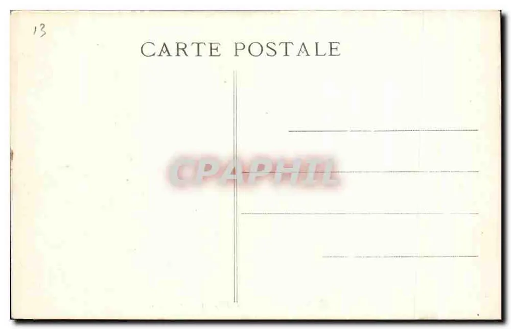 Marselha — Hotel de Ville — L. M. - Verso