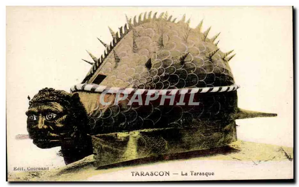 Tarascon — A Tarasque — Edit. Cournand - Frente