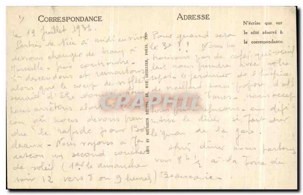 Tarascon — O Ponte Suspensa (600 metros de comprimento) — LL - Verso