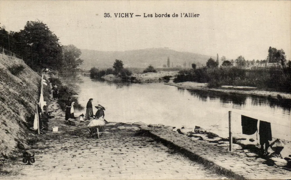 Vichy — Die Ufer des Allier — Verlag: Vichy, Nr. 35 - Vorderseite