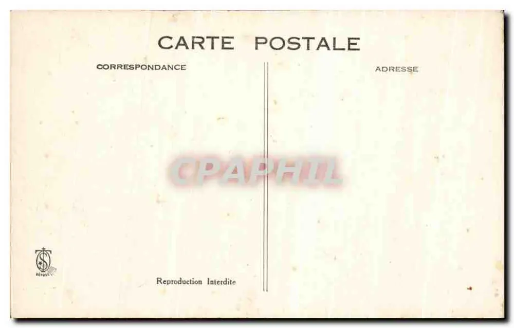 Die geschmückten Straßen (Feste von Lisieux 1925) — Vor dem Tor des Carmel - Rückseite