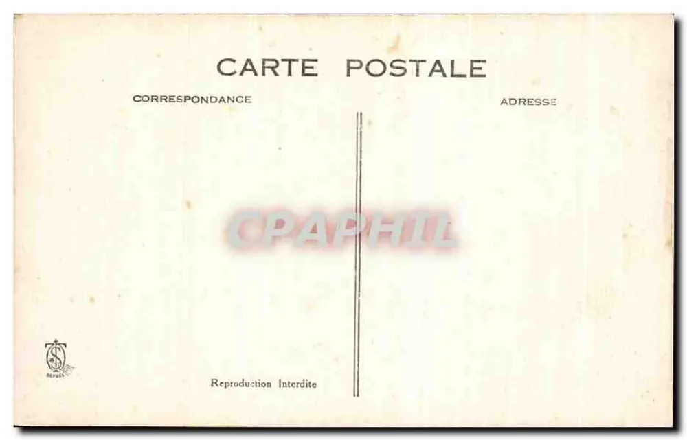 Festlich geschmückte Straßen (Feste von Lisieux 1925) — Triumphbogen vor dem Carmel. - Rückseite