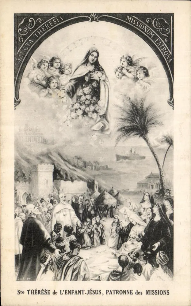 St. Thérèse des Kindes Jesu, Patronin der Missionen — C. de L. 1928 - Vorderseite