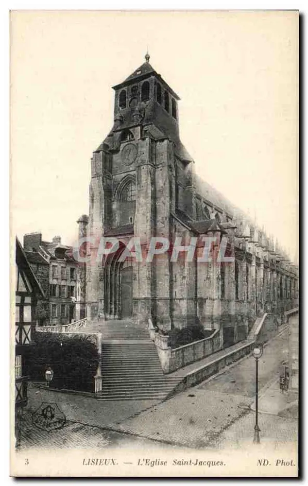 Lisieux — De Kerk van Sint-Jacobus — ND. Fot. - Voorkant