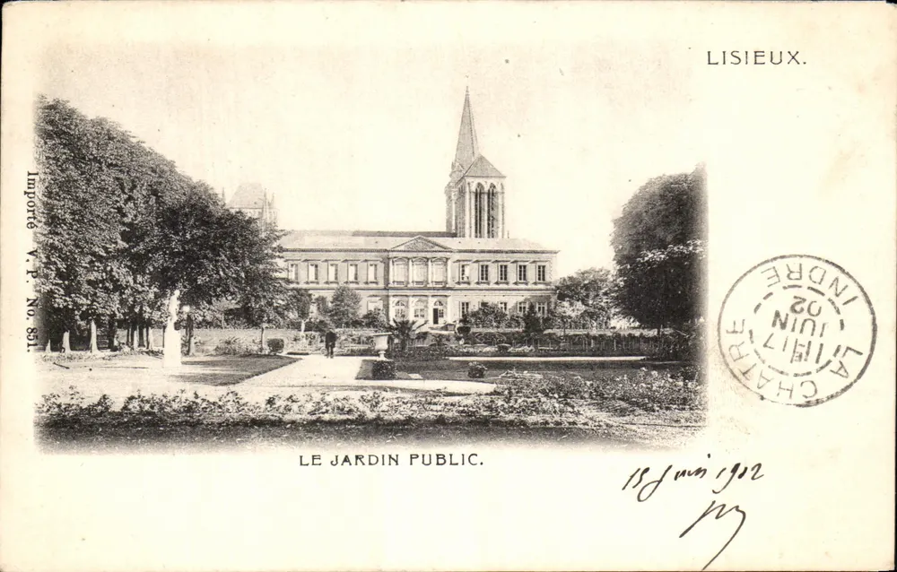 Lisieux — O Jardim Público — Importe V.P. No. 811 - Frente