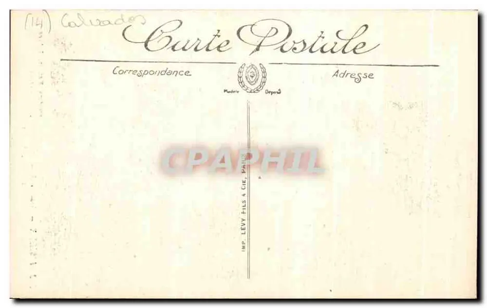 Lisieux — Mansão da Salamandra, Porta do século XVI — Edição Artística Marchia, série 122 - Verso