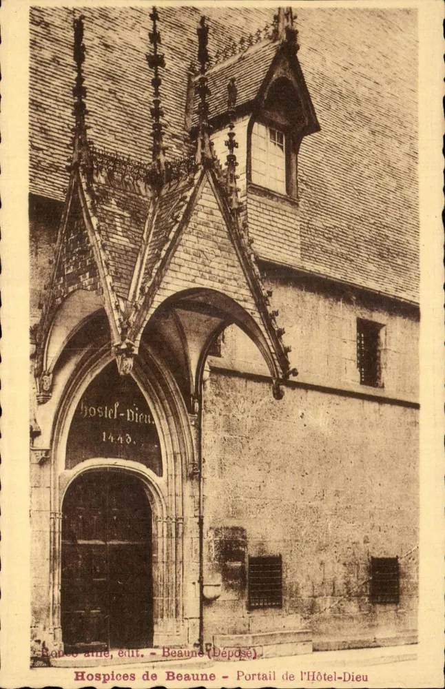 Hospices de Beaune - Portal des Hôtel-Dieu - Bonne Anne, Verlag - Beaune (Deposited) - Vorderseite
