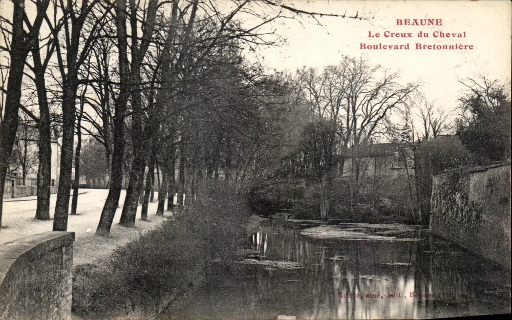 Braune — Ansicht von Le Creux du Cheval, Boulevard Bretonnière — Ronco, Verlag Braune (Doubs) - Vorderseite