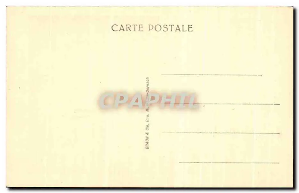 Hotel-Dieu de Beaune — Cour d'honneur — Braun & Cie, Munich-Dornach - Verso