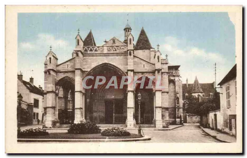 Beaune — Igreja de Nossa Senhora — editor MP, Borgonha - Frente