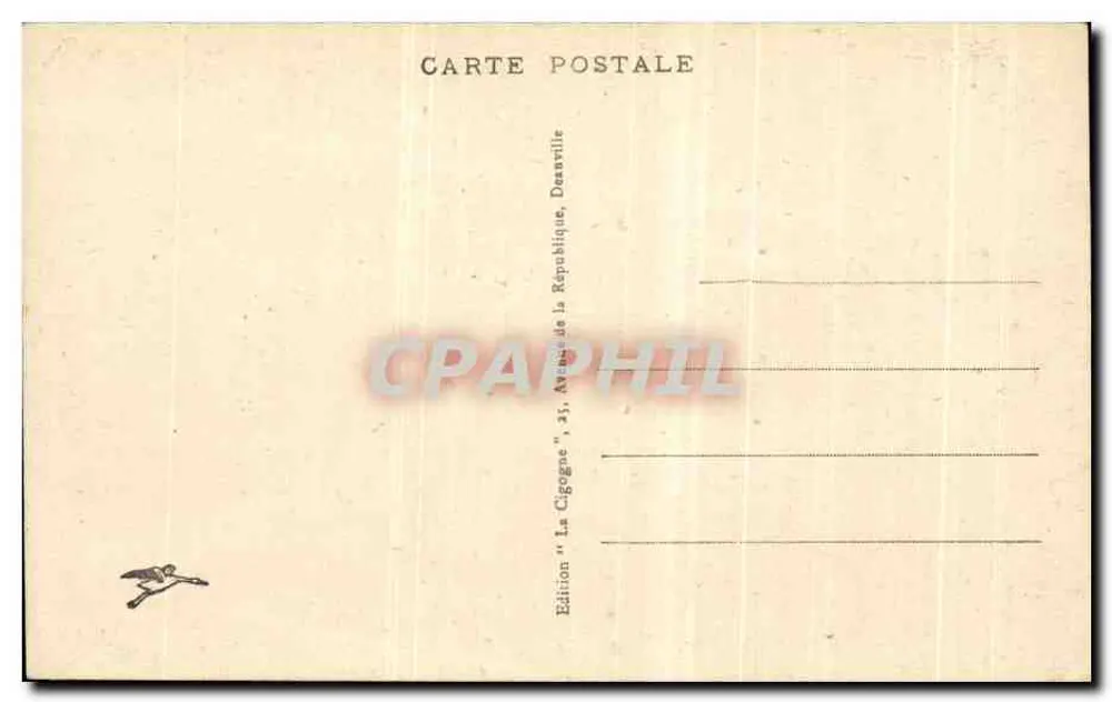 Trouville, die Königin der Strände — Der Strand - Rückseite