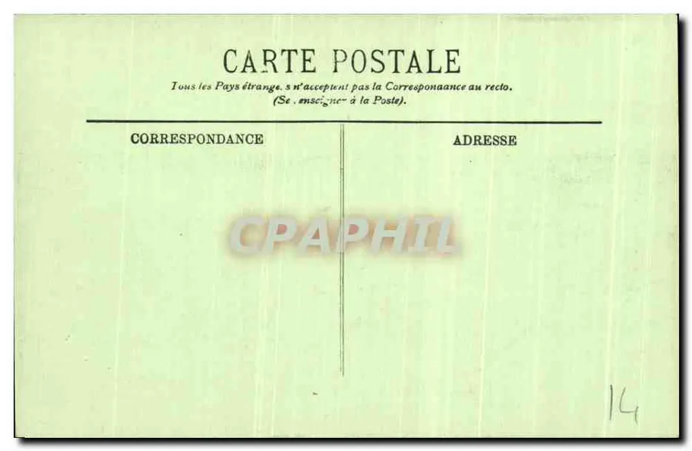 Trouville — A Hora do Banho — Edição Delafoy, n°62 - Verso