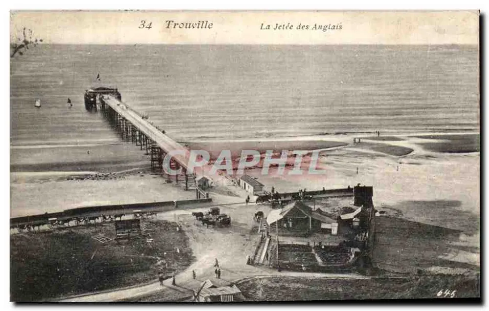 Trouville — A Ponte dos Ingleses — editor desconhecido, n° 34 - Frente