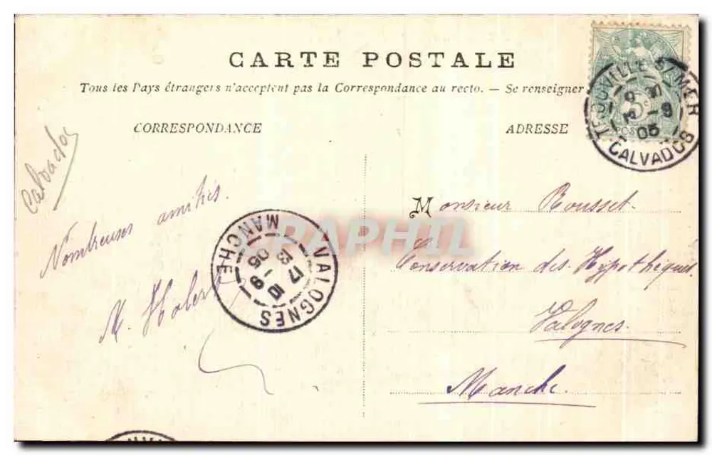 Trouville — A Ponte dos Ingleses — editor desconhecido, n° 34 - Verso