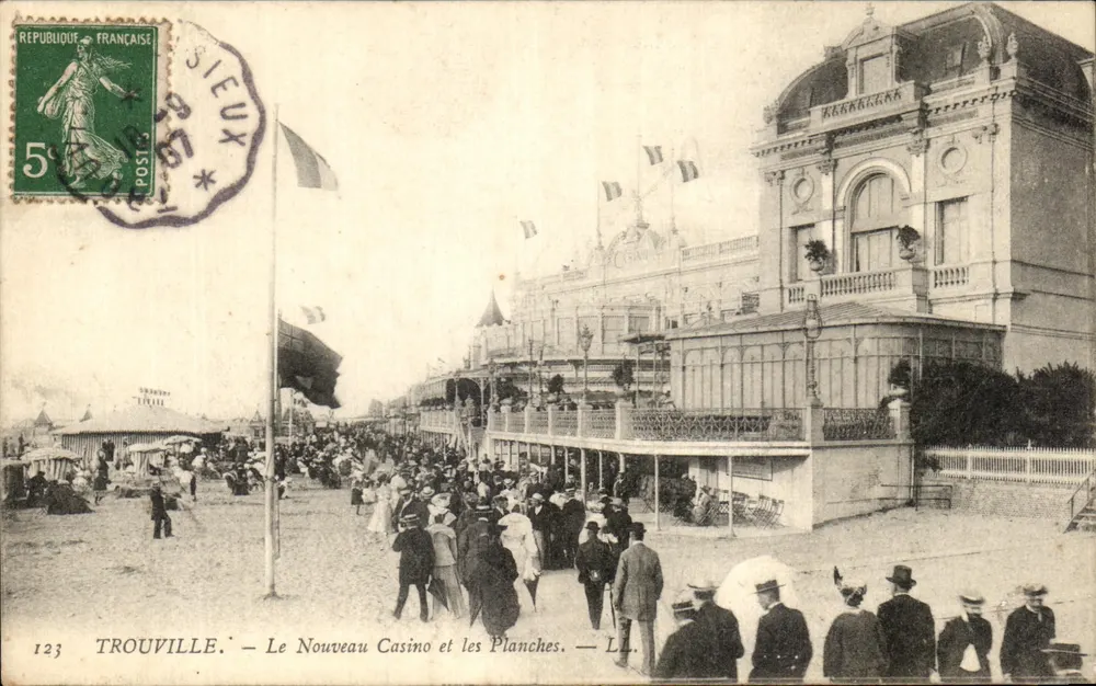 Trouville — Das Neue Casino und die Strände — LL. — n°123 - Vorderseite