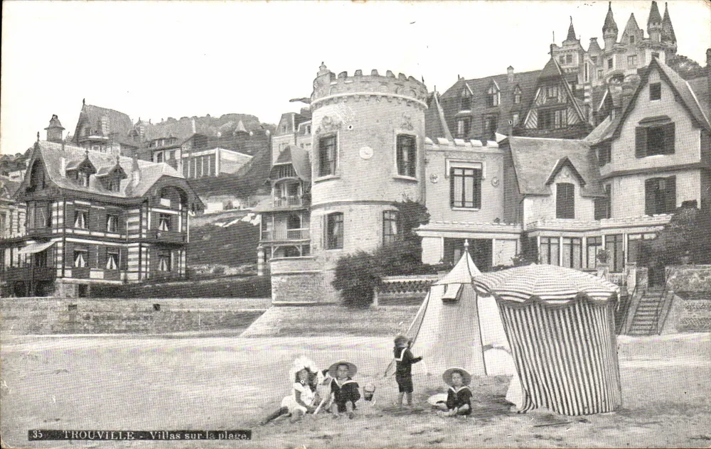 Trouville - Villen am Strand — Verlag 'L'Écho de la Côte' n°35 - Vorderseite
