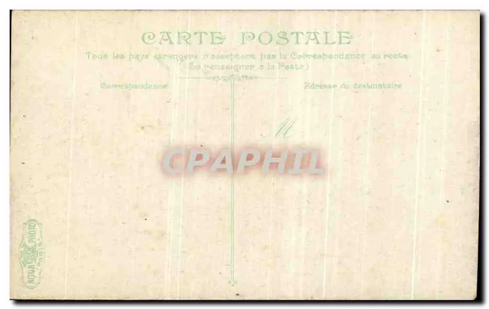 Trouville - Hotel das Rochas Negras — editor L.V. 765 - Verso