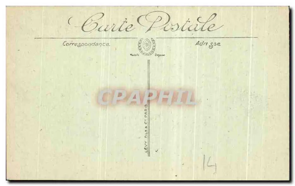 Trouville — Les Planches — LL. — Editor LL. n°153 - Verso