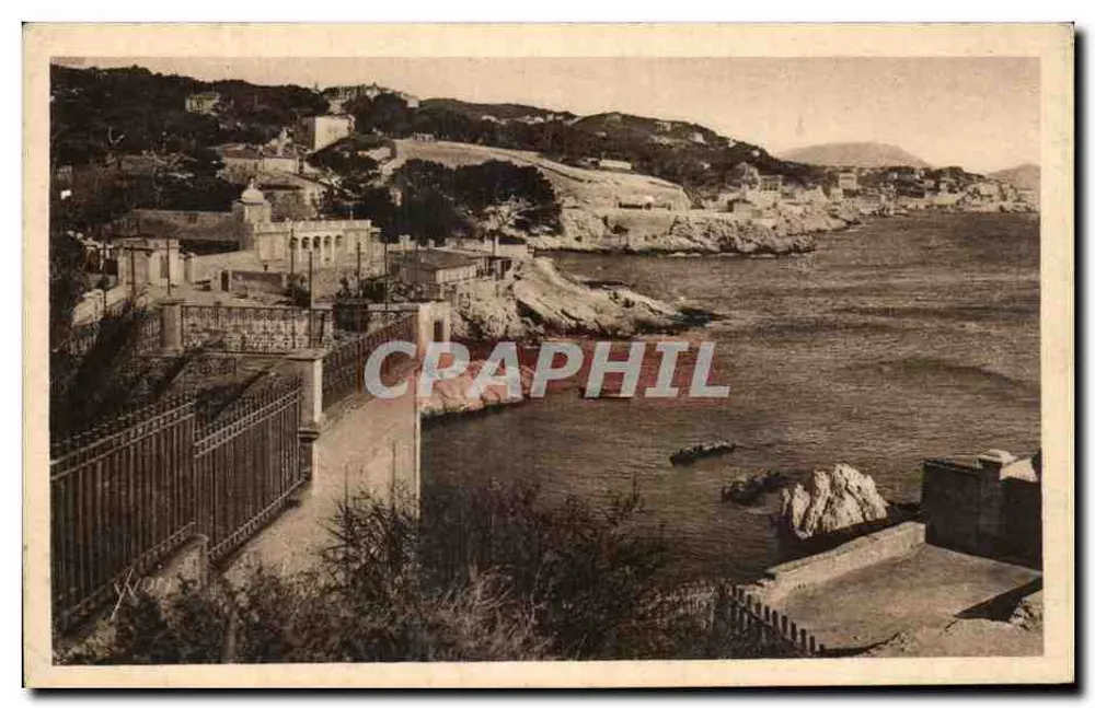 A Corniche — Marselha (B.-du-R) — Les Éditions d'Art VVG, Paris - Frente