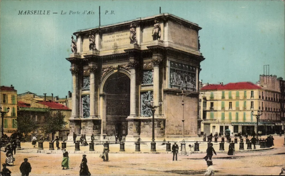 Marseille — La Porte d'Aix — P.B. — éditeur P.B. - Frente