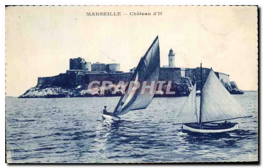 Marselha — Castelo de If — Graphphil - Frente