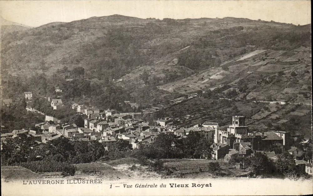 Altes Royat — Allgemeiner Blick — L'Auvergne Illustrée, Nr. 1 - Vorderseite