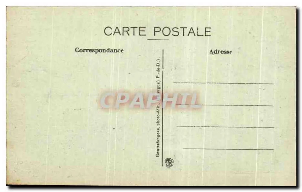 Clermont-Ferrand — Place de Jaude — G. d'O. - Verso