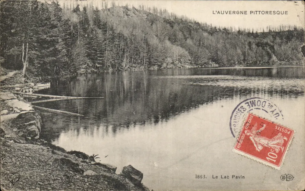 See Pavin — Pittoreske Auvergne — E.D. n°1863 - Vorderseite