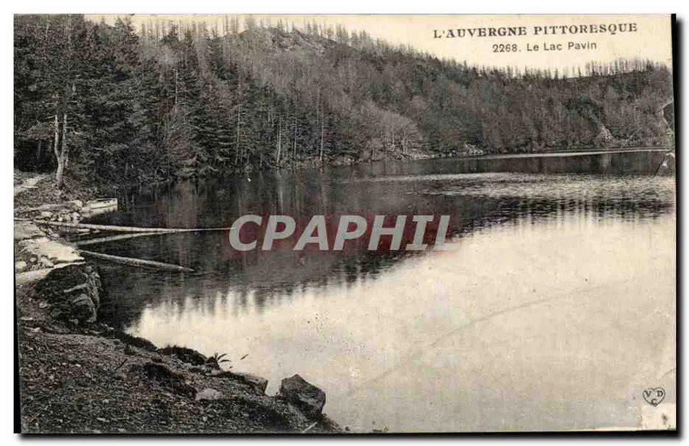 L’Auvergne Pittoresque — Het meer Pavin — uitgever L’Auvergne Pittoresque, nr. 2268 - Voorkant