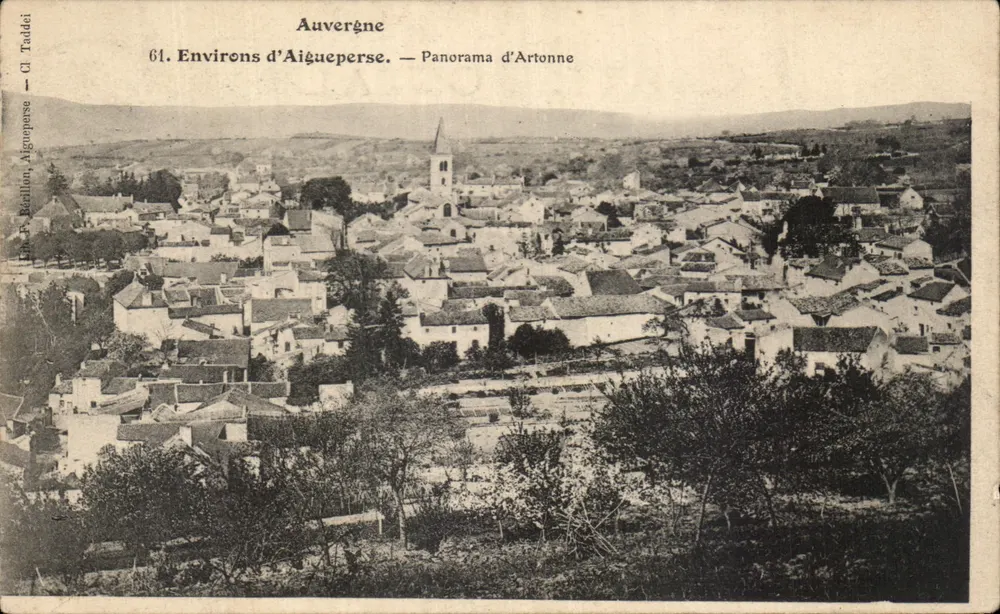 Artonne — Panorama Artonne — CI Taddel - Awers