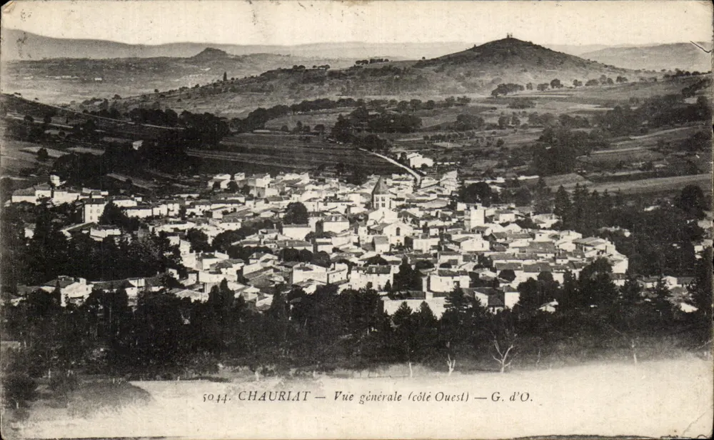 Chauriat — Vista geral (lado Oeste) — G. d'O. - Frente